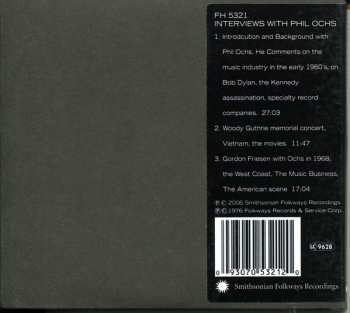 CD Phil Ochs: Broadside Ballads Vol. 11: Interviews With Phil Ochs