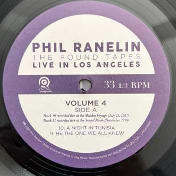 4LP/Doos Phil Ranelin: The Found Tapes Live In Los Angeles