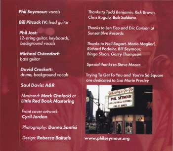 CD Phil Seymour: Live On The Sunset Strip DIGI