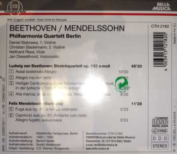 CD Philharmonia Quartett Berlin: Beethoven / Mendelssohn