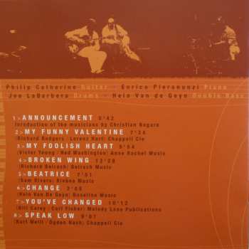CD Philip Catherine: Concert In Capbreton