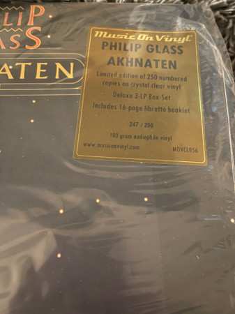 3LP/Doos Philip Glass: Akhnaten LTD | CLR | NUM | DLX