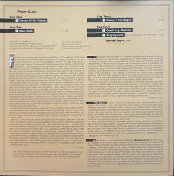 2LP Philip Glass: Glass Organ Works (Music Of Philip Glass)