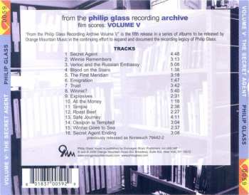 CD Philip Glass: The Secret Agent