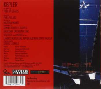 2CD Philip Glass: Kepler