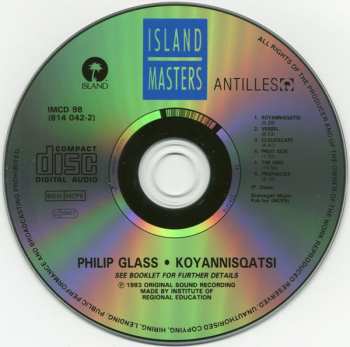 CD Philip Glass: Koyaanisqatsi