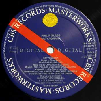 3LP/Doos Philip Glass: Satyagraha