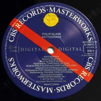 3LP/Doos Philip Glass: Satyagraha