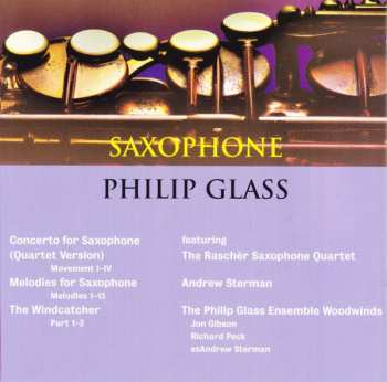 CD Philip Glass: Saxophone