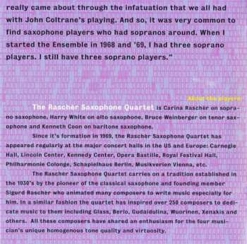 CD Philip Glass: Saxophone