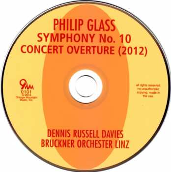 CD Philip Glass: Symphony No. 10