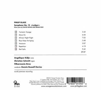 CD Philip Glass: Symphony No. 12 »Lodger« DIGI