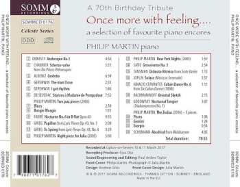 CD Philip Martin: Once More With Feeling....a Selection Of Favourite Piano Encores