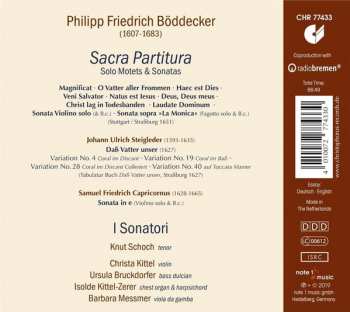 CD Knut Schoch: Sacra Partitura - Solomotetten & Sonaten