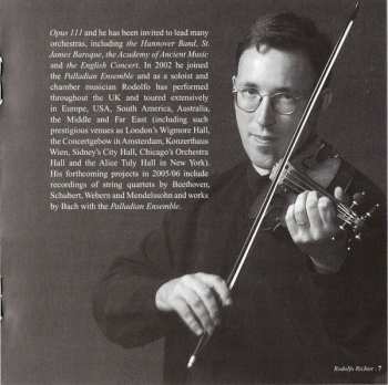 CD Philipp Heinrich Erlebach: VI Sonate - À Violino E Viola Da Gamba Col Suo Basso Continuo