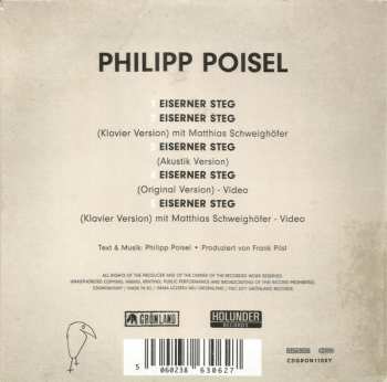 2CD Philipp Poisel: Eiserner Steg LTD
