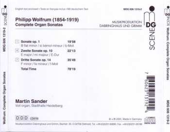CD Philipp Wolfrum: Philipp Wolfrum: Complete Organ Sonatas