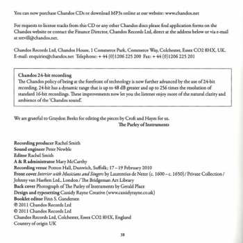 CD The Parley Of Instruments: Musical London C. 1700 (From Purcell To Handel)