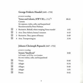 CD The Parley Of Instruments: Musical London C. 1700 (From Purcell To Handel)