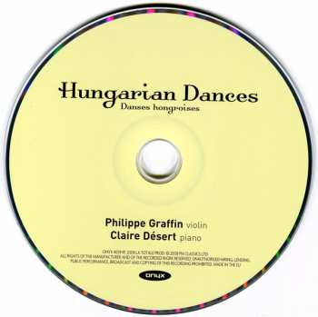 CD Claire Desert: Hungarian Dances