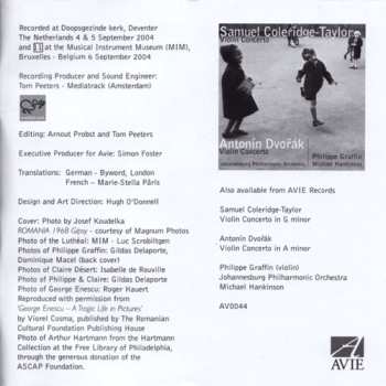 CD Claire Desert: In The Shade Of Forests - The Bohemian World Of Debussy, Enescu, Ravel