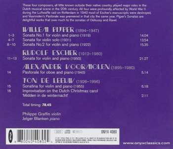 CD Philippe Graffin: Pijper & Escher Violin Sonatas