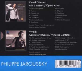 2CD/Doos Philippe Jaroussky: Vivaldi Heroes - Opera Arias / Vivaldi Virtuoso Cantatas LTD