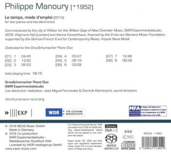 SACD GrauSchumacher Piano Duo: Le Temps, Mode D'Emploi