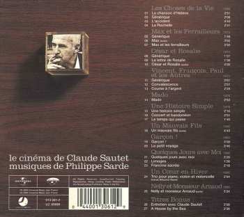CD Philippe Sarde: Le Cinéma De Claude Sautet - Musiques De Philippe Sarde