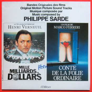 Album Philippe Sarde: Mille Milliards De Dollars / Conte De La Folie Ordinaire (Bandes Originales Des Films)
