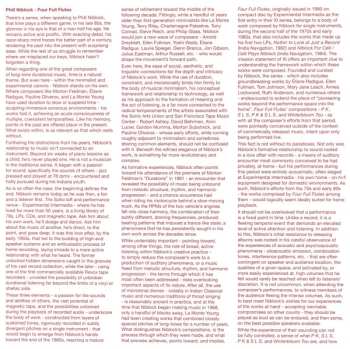 2LP/Doos Phill Niblock: Four Full Flutes LTD
