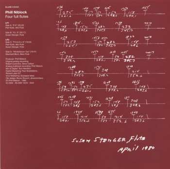 2LP/Doos Phill Niblock: Four Full Flutes LTD