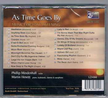 CD Phillip Mindenhall: As Time Goes By (Music For Easy Listening)