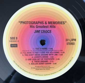 LP Jim Croce: Photographs & Memories (His Greatest Hits)