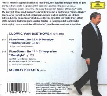 CD Ludwig van Beethoven: Piano Sonatas Op. 106 "Hammerklavier" & Op. 27/2 "Moonlight"