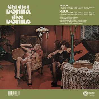 SP Piero Piccioni: Chi Dice Donna Dice Donna LTD