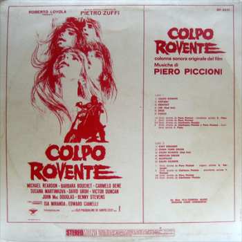 3LP Piero Piccioni: Colpo Rovente - O.s.t.