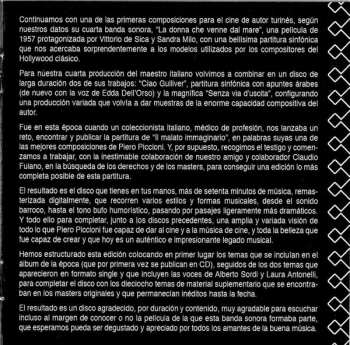 CD Piero Piccioni: Il Malato Immaginario (The Complete Original Motion Picture Score)