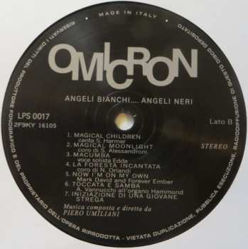 LP/CD Piero Umiliani: Angeli Bianchi.... Angeli Neri (Colonna Sonora Originale Del Film)