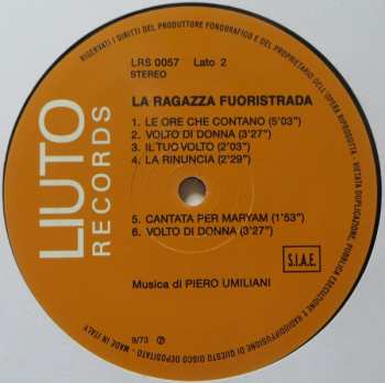 LP/CD Piero Umiliani: La Ragazza Fuoristrada