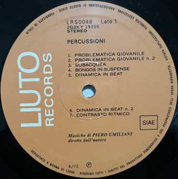 2LP/CD Piero Umiliani: Percussioni Ed Effetti Speciali