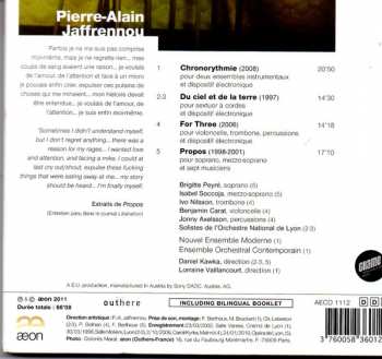 CD Pierre-Alain Jaffrennou: Propos