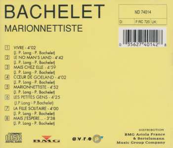 CD Pierre Bachelet: Marionnettiste