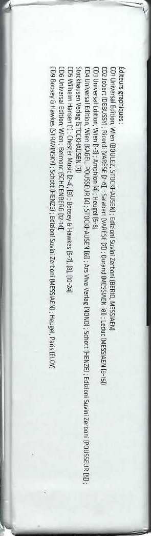10CD/Doos Pierre Boulez: Le Domaine Musical - 1956...1967 LTD