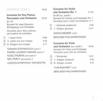 8CD/Doos Béla Bartók: Pierre Boulez Conducts Bartók