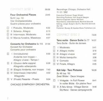 8CD/Doos Béla Bartók: Pierre Boulez Conducts Bartók