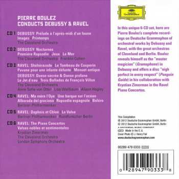 6CD/Doos Pierre Boulez: Pierre Boulez Conducts Debussy & Ravel
