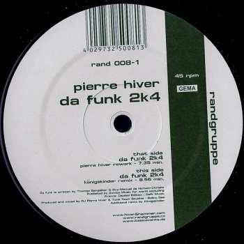 LP Pierre Hiver: Da Funk 2K4