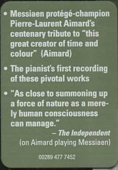 CD Pierre-Laurent Aimard: Hommage A Messiaen