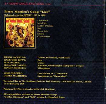 CD Pierre Moerlen's Gong: Live